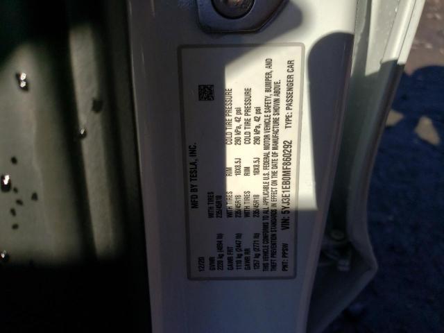 2021 TESLA MODEL 3 - 5YJ3E1EB0MF860292
