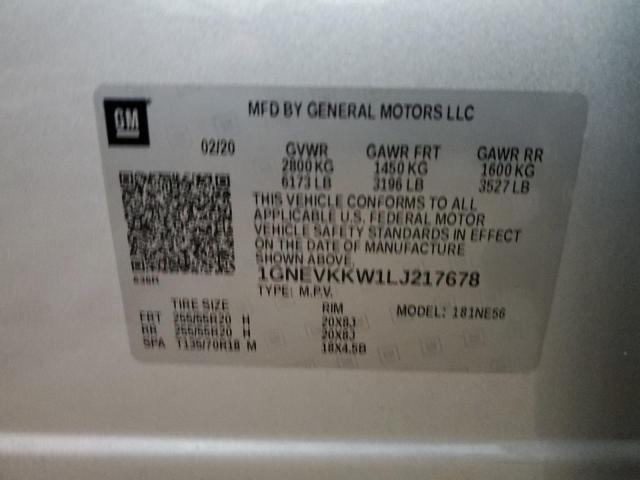 2020 CHEVROLET TRAVERSE P - 1GNEVKKW1LJ217678