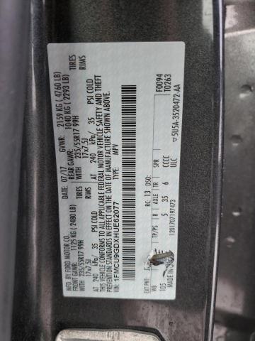 2017 FORD ESCAPE SE - 1FMCU9GDXHUE62077