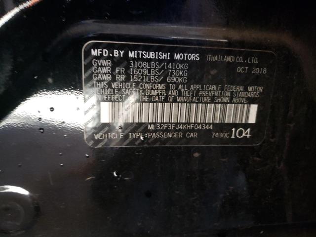 2019 MITSUBISHI MIRAGE G4 - ML32F3FJ4KHF04344