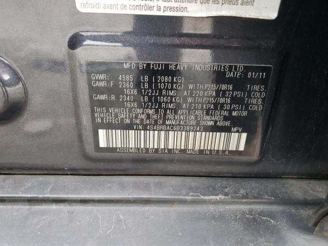 4S4BRBAC6B3389243 Subaru Outback 2.5i