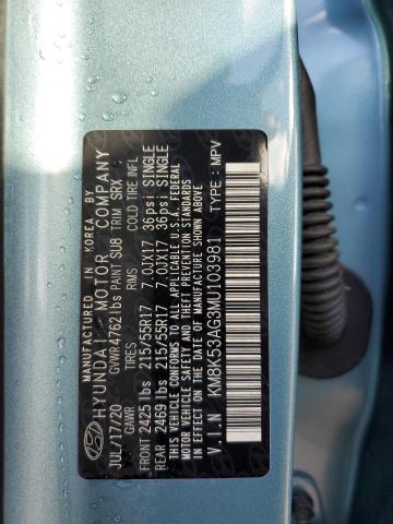 KM8K53AG3MU103981 Hyundai Kona Ultimate