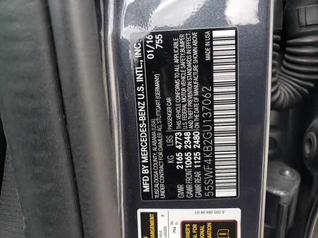 2016 MERCEDES-BENZ C 300 4MAT - 55SWF4KB2GU137062