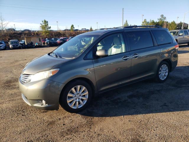 Salvage cars for sale at Spartanburg, SC auction: 2011 Toyota Sienna XLE