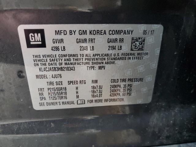 2017 BUICK ENCORE PRE - KL4CJASB3HB210343