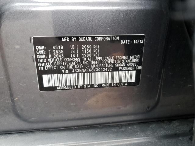 4S3BNAF68K3013432 Subaru Legacy 2.5i Premium