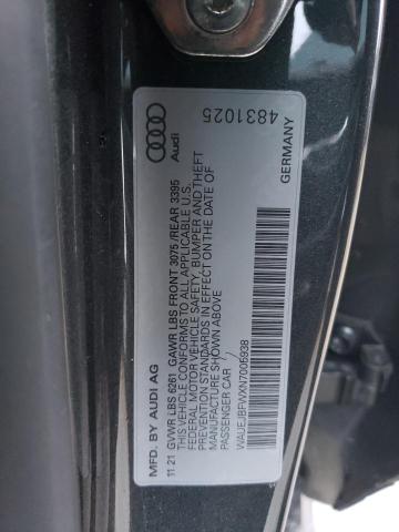 2022 AUDI E-TRON GT WAUEJBFWXN7005938