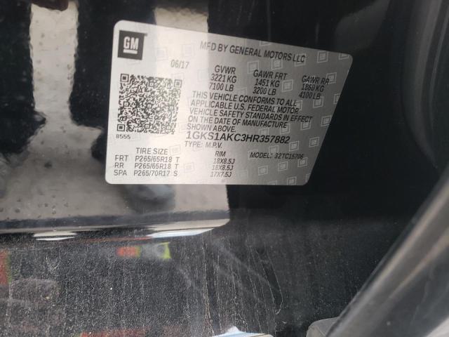 1GKS1AKC3HR357882 GMC Yukon