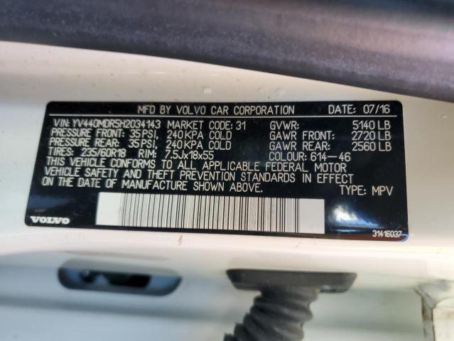 YV440MDR5H2034143 Volvo XC60
