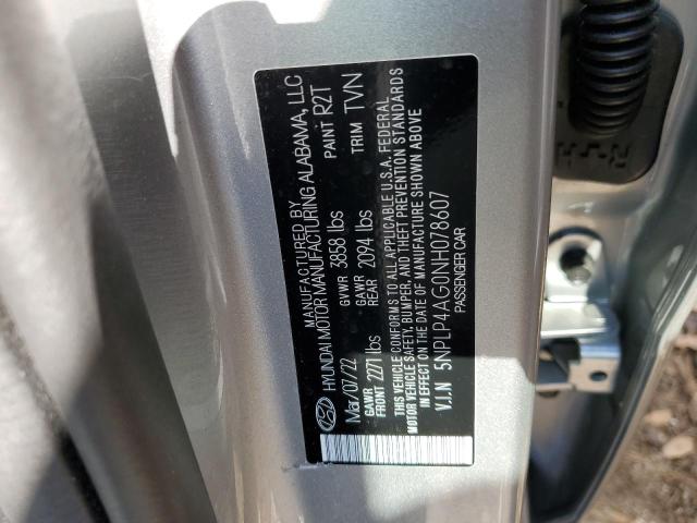 2022 HYUNDAI ELANTRA LI - 5NPLP4AG0NH078607