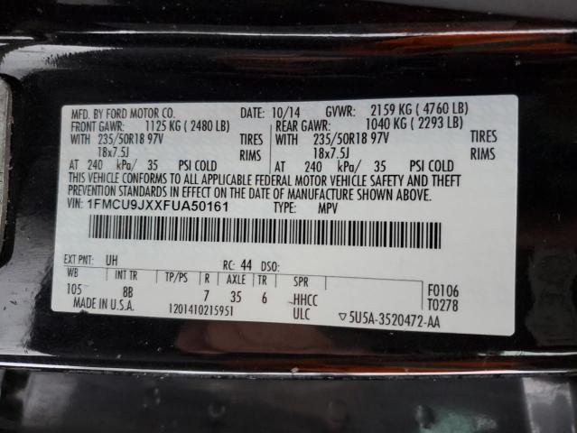2015 FORD ESCAPE TIT - 1FMCU9JXXFUA50161