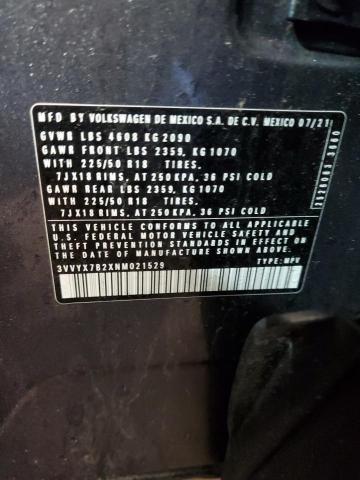 2022 VOLKSWAGEN TAOS SE - 3VVYX7B2XNM021529