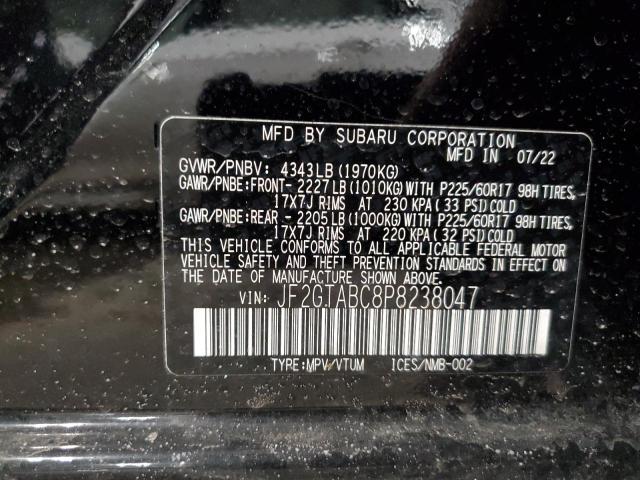 JF2GTABC8P8238047 Subaru Crosstrek
