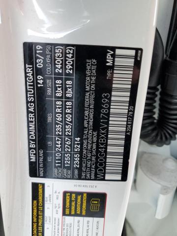 2019 MERCEDES-BENZ GLC 300 4M - WDC0G4KBXKV178693