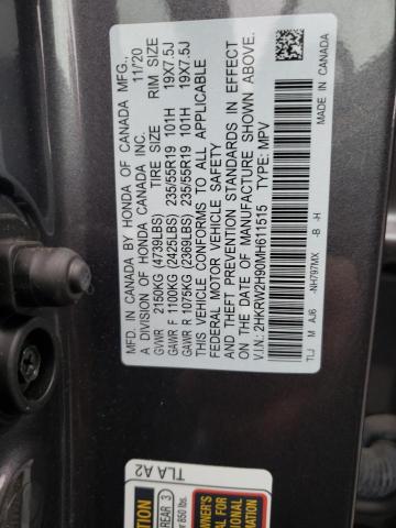 2021 HONDA CR-V TOURI - 2HKRW2H90MH611515