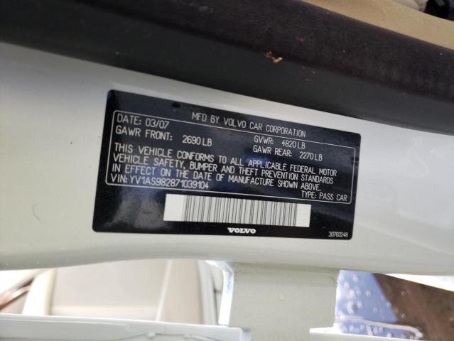 YV1AS982871039104 Volvo S80 3.2