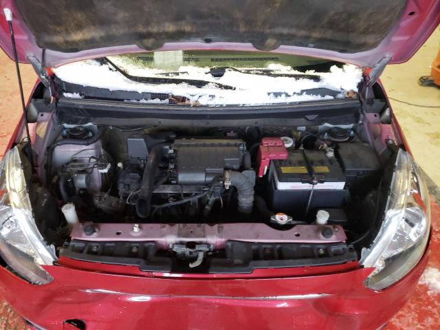 VIN: ML32A3HJ8JH002525 Auction: COPART Lot: 38380773 Location: NY - BUFFALO ML32A3HJ8JH002525 MITSUBISHI MIRAGE 2018 RED Photo 11