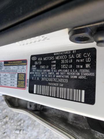 3KPA24AB7KE248939 KIA RIO S