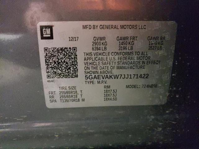 2018 BUICK ENCLAVE ES - 5GAEVAKW7JJ171422