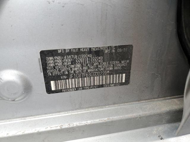 JF1GV7F63CG002217 Subaru Impreza Wrx