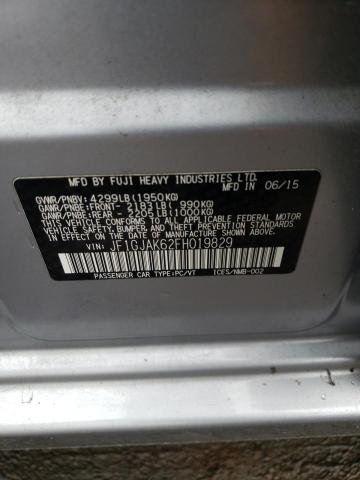 JF1GJAK62FH019829 Subaru Impreza Premium Plus