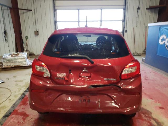 VIN: ML32A3HJ8JH002525 Auction: COPART Lot: 38380773 Location: NY - BUFFALO ML32A3HJ8JH002525 MITSUBISHI MIRAGE 2018 RED Photo 6