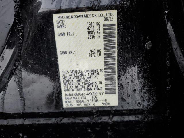 2015 NISSAN ALTIMA 2.5 - 1N4AL3AP6FC492457