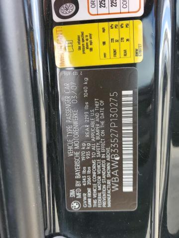 WBAWB33527P130275 BMW 3 Series