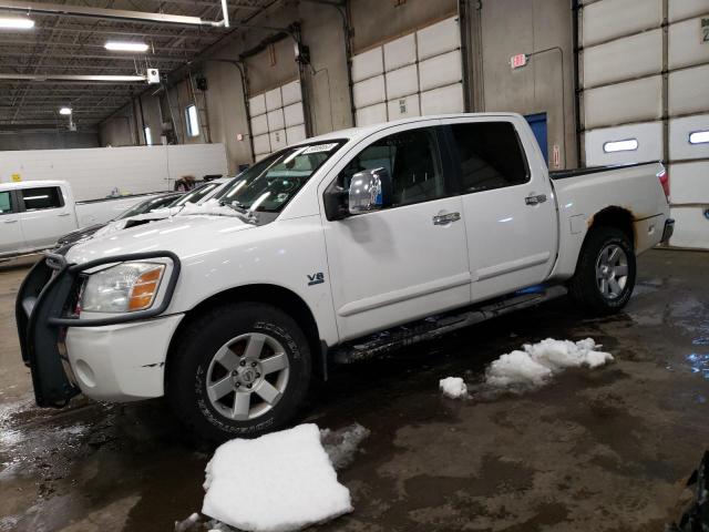 Salvage cars for sale from Copart Blaine, MN: 2004 Nissan Titan XE