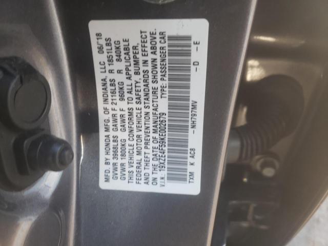 2019 HONDA INSIGHT - 19XZE4F59KE002679