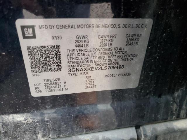 3GNAXKEV2LS709498 Chevrolet Equinox