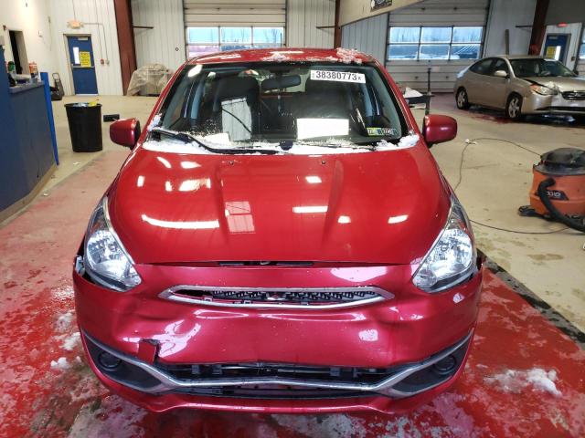 VIN: ML32A3HJ8JH002525 Auction: COPART Lot: 38380773 Location: NY - BUFFALO ML32A3HJ8JH002525 MITSUBISHI MIRAGE 2018 RED Photo 5