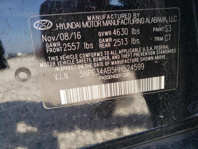 2017 HYUNDAI SONATA SPO - 5NPE34AB5HH524599