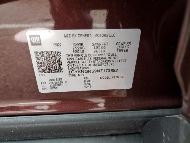 2022 CADILLAC XT5 SPORT 1GYKNGRS9NZ173682