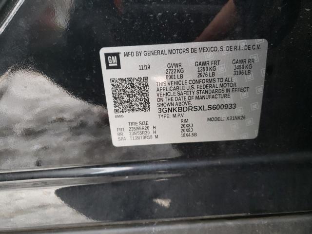 2020 CHEVROLET BLAZER 3LT - 3GNKBDRSXLS600933