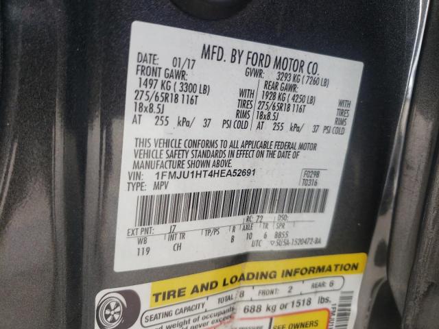 2017 FORD EXPEDITION 1FMJU1HT4HEA52691