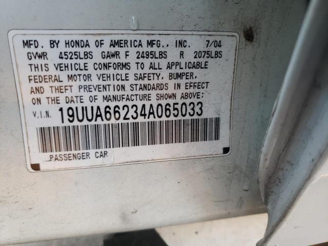19UUA66234A065033 Acura TL