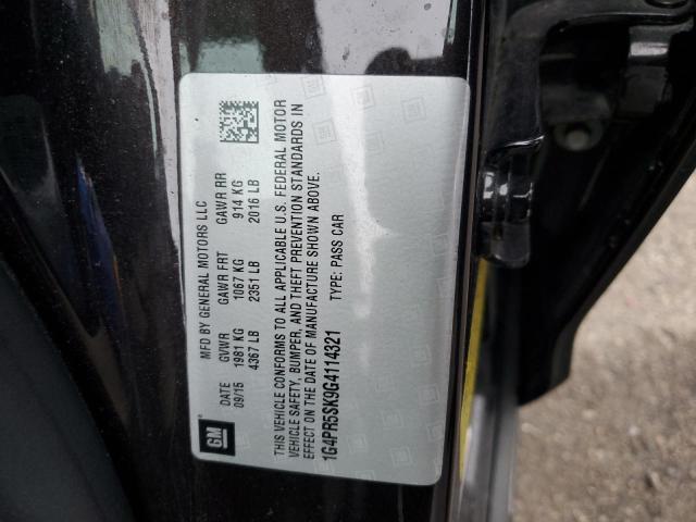 2016 BUICK VERANO CON - 1G4PR5SK9G4114321