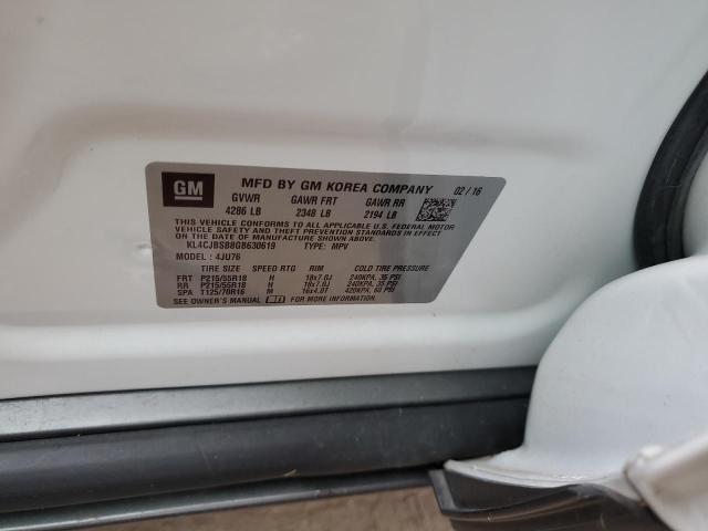 2016 BUICK ENCORE CON - KL4CJBSB8GB630619