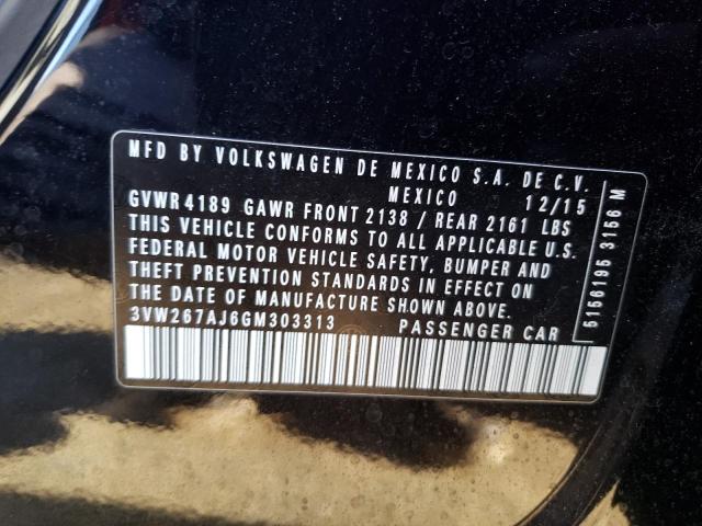 2016 VOLKSWAGEN JETTA S - 3VW267AJ6GM303313