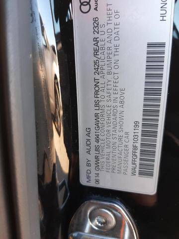 2015 AUDI S3 PRESTIG - WAUFFGFF8F1031199