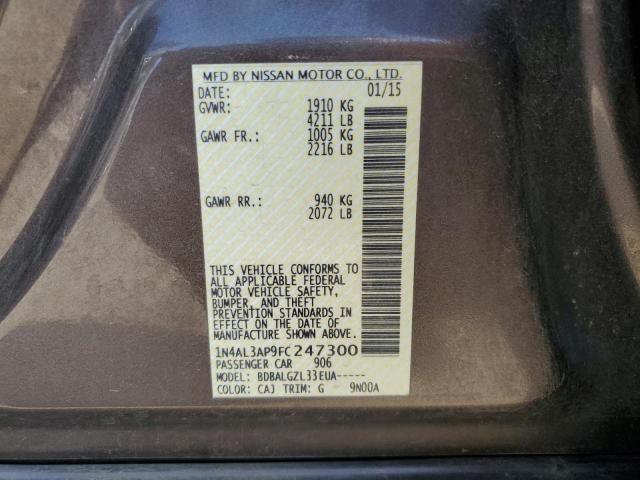 2015 NISSAN ALTIMA 2.5 - 1N4AL3AP9FC247300