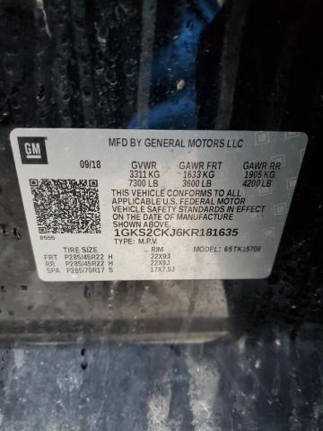 1GKS2CKJ6KR181635 GMC Yukon