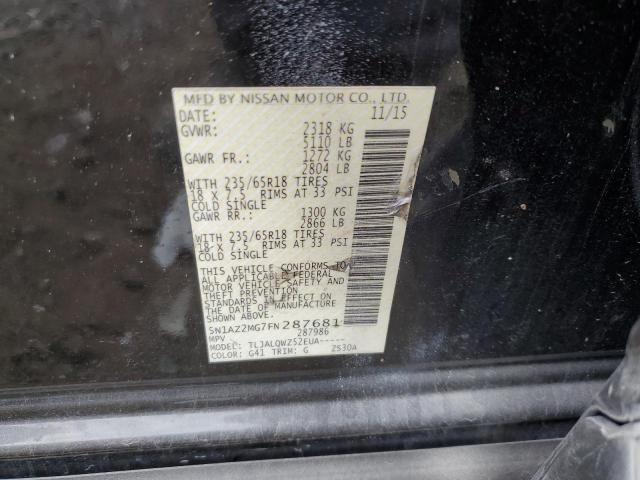 2015 NISSAN MURANO S - 5N1AZ2MG7FN287681