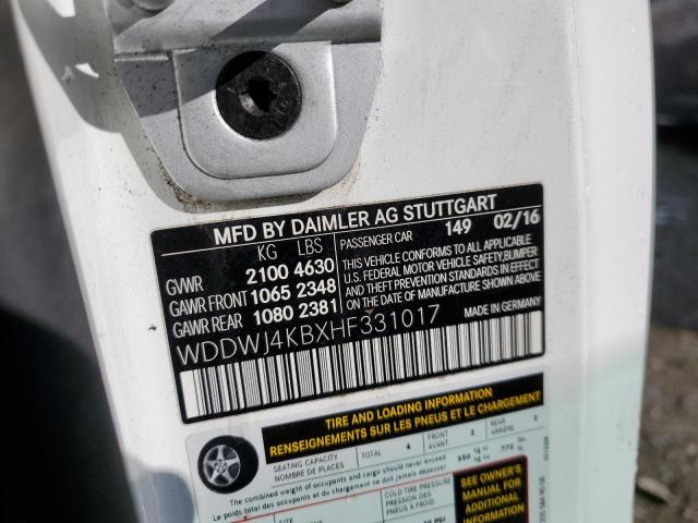 2017 MERCEDES-BENZ C 300 4MAT - WDDWJ4KBXHF331017