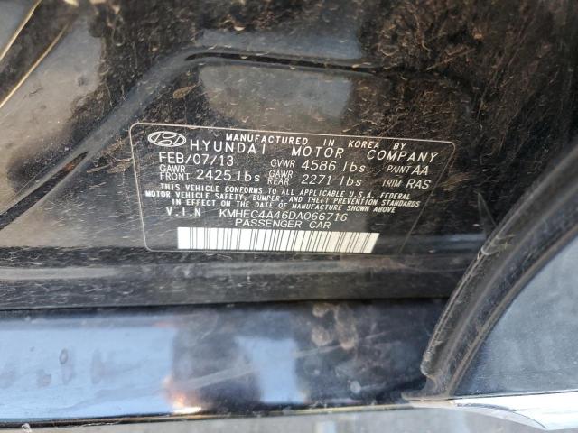 KMHEC4A46DA066716 2013 Hyundai Sonata Hybrid