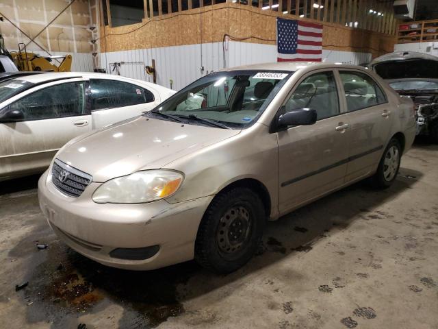 Salvage cars for sale from Copart Anchorage, AK: 2005 Toyota Corolla CE