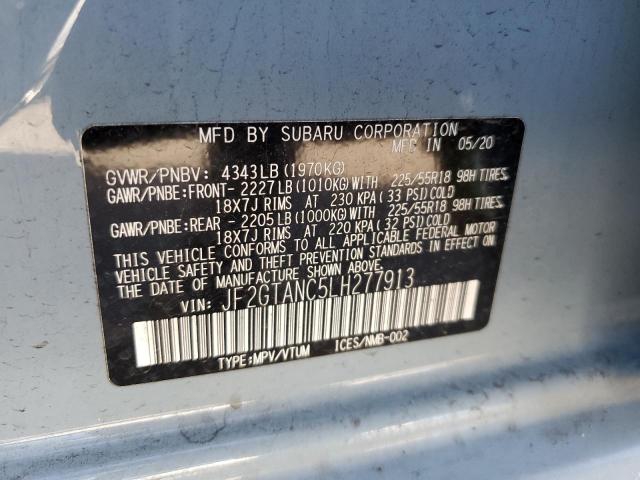 JF2GTANC5LH277913 Subaru Crosstrek Limited