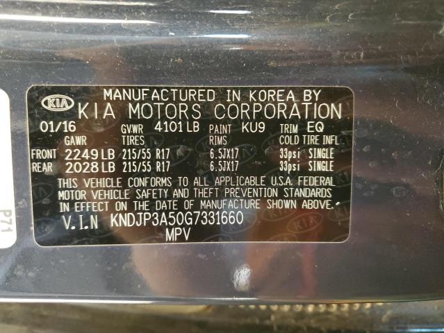 KNDJP3A50G7331660 KIA SOUL +