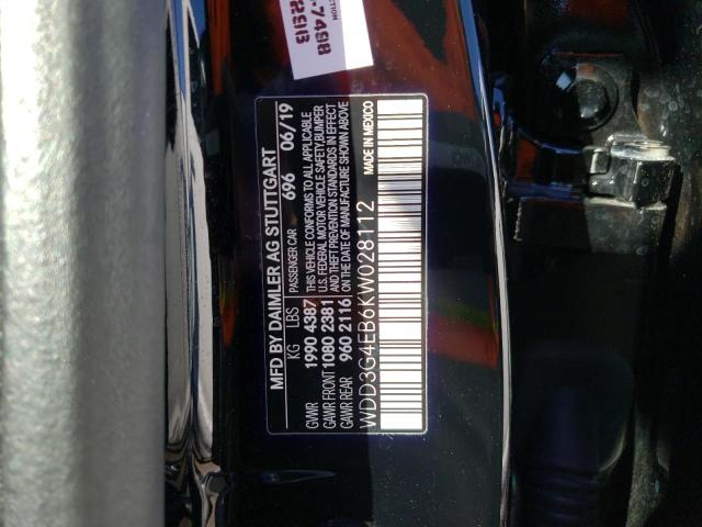 2019 MERCEDES-BENZ A 220 - WDD3G4EB6KW028112